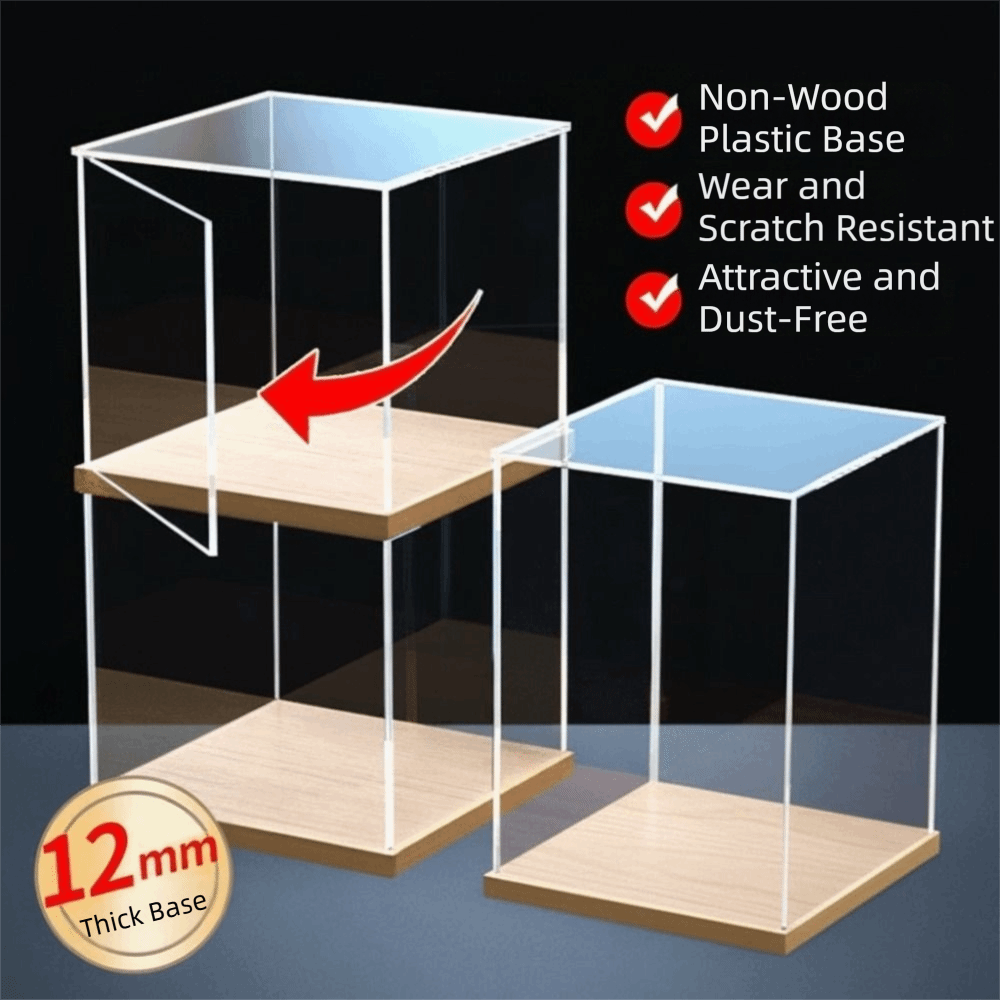 Model Kit Display Case - Transparent Acrylic Acrylic Display Case No-glue