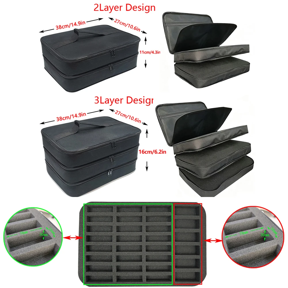 Miniature Figure Storage Box C - Model Kit Display Case recension och pris