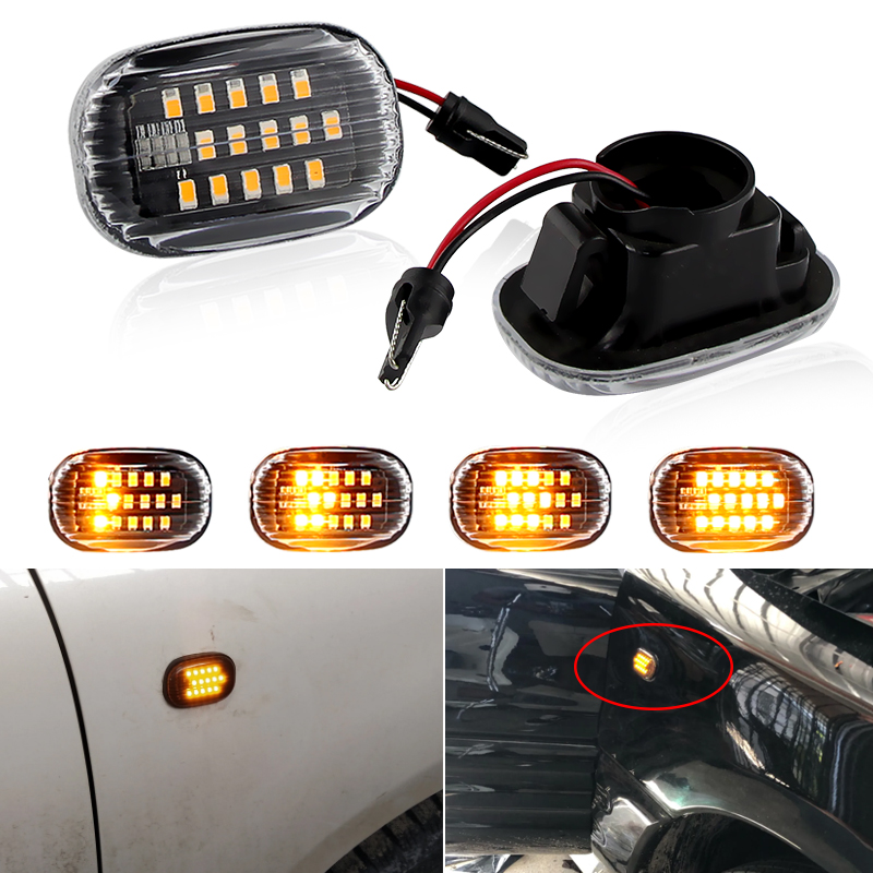 2pcs Dynamic Led Side Marker F - Panel Line Marker recension och pris