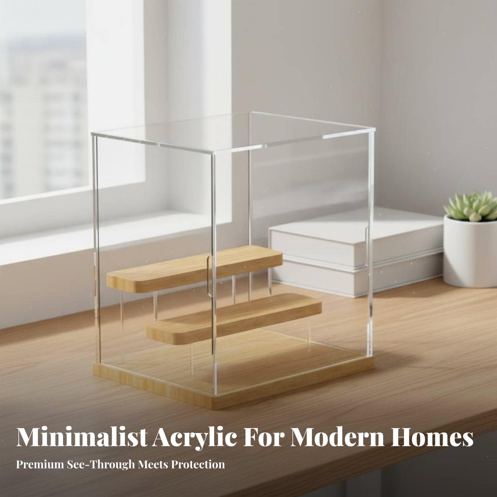 Clear Acrylic Display Case wit - Model Kit Display Case recension och pris