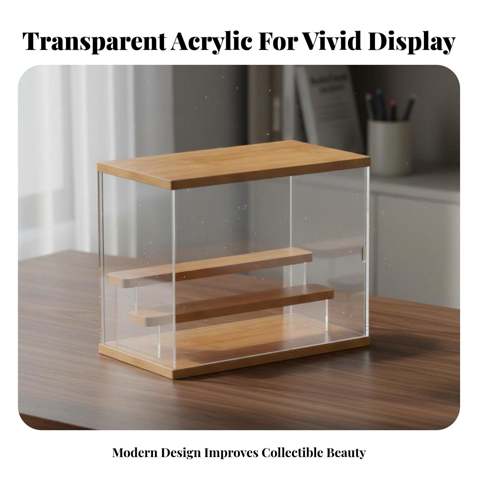 Clear Acrylic Display Case wit - Model Kit Display Case recension och pris