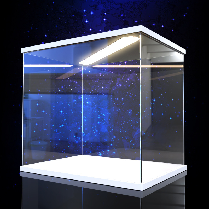 Premium White Chevron Display  - Model Kit Display Case recension och pris