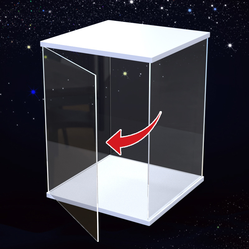 Premium White Chevron Display  - Model Kit Display Case recension och pris