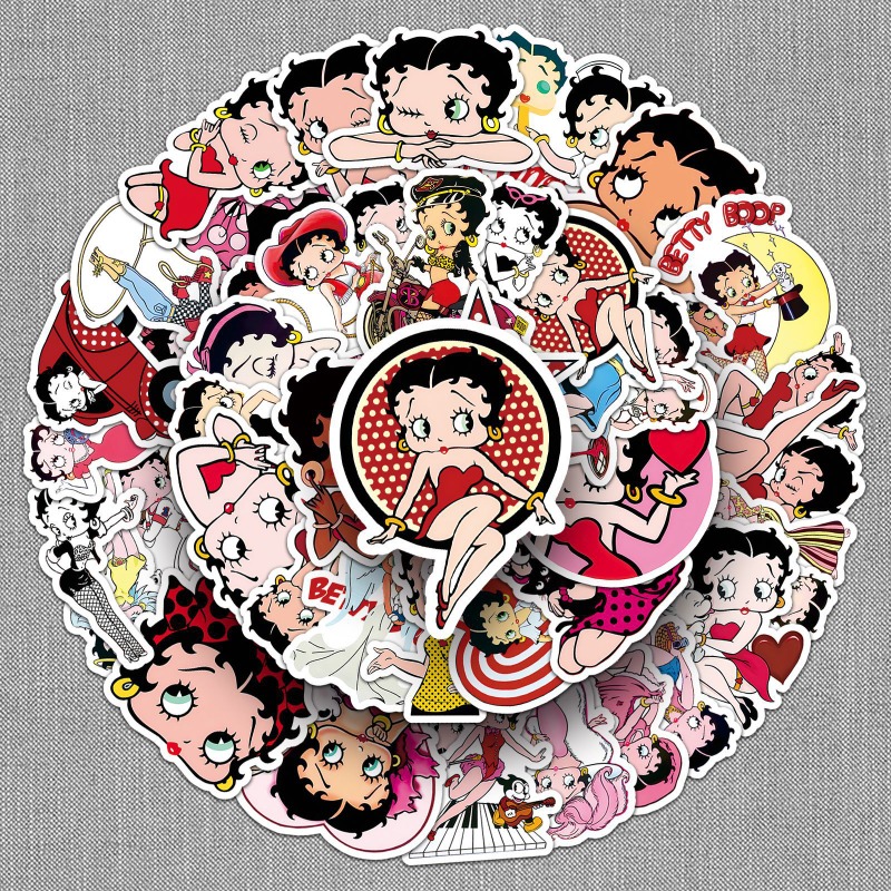 Betty Boop 50 stickers high co - Model Kit Girls recension och pris
