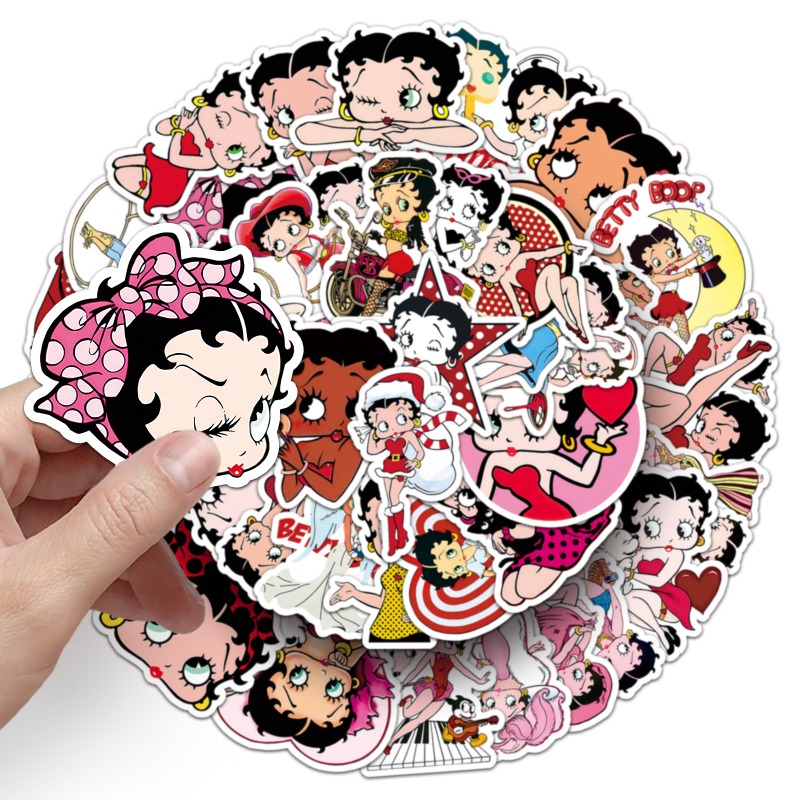Betty Boop 50 stickers high co - Model Kit Girls recension och pris