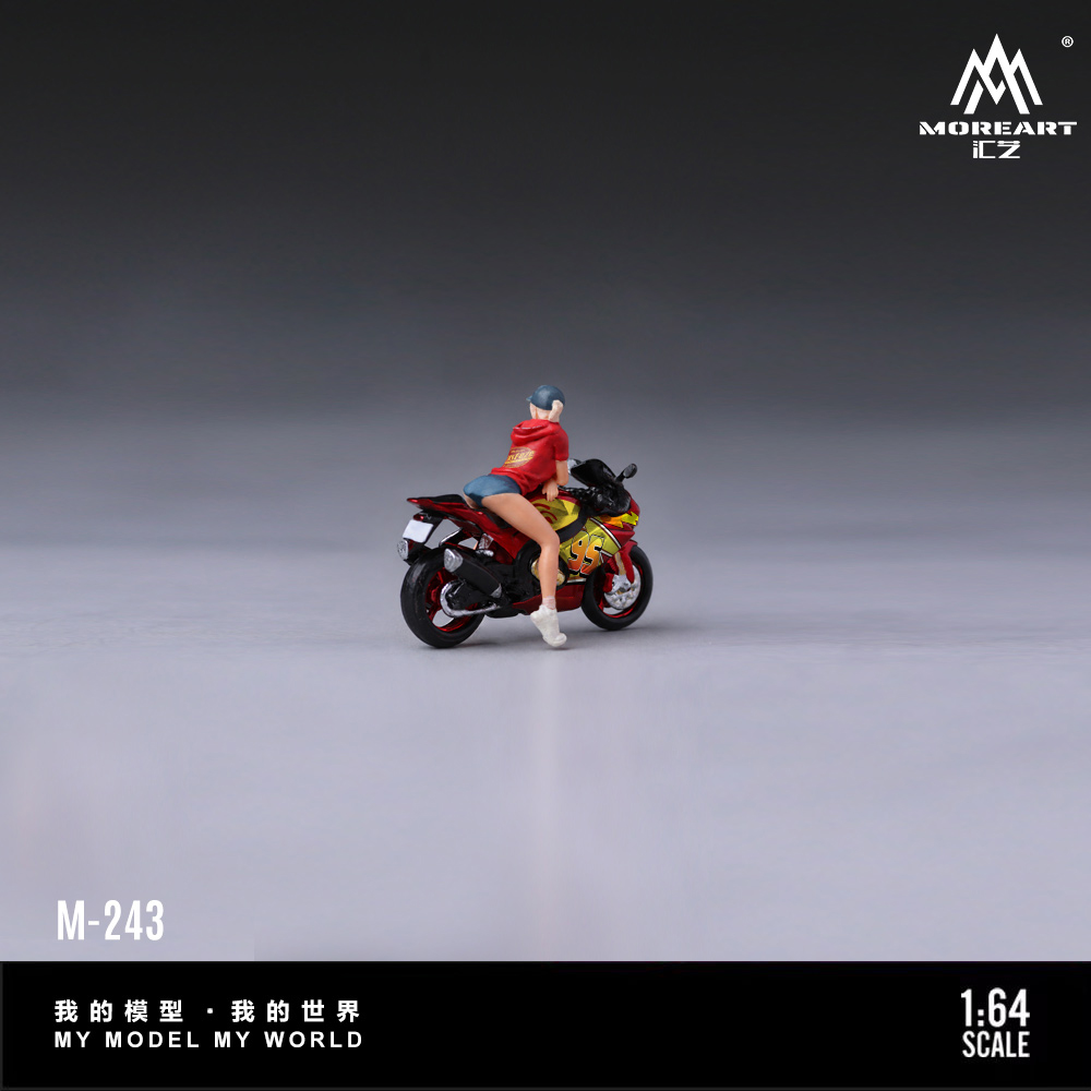 MoreArt 1:64 Resin Model Motor - Model Kit Girls recension och pris