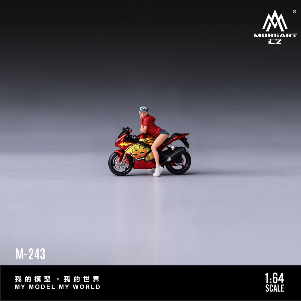 MoreArt 1:64 Resin Model Motor - Model Kit Girls recension och pris