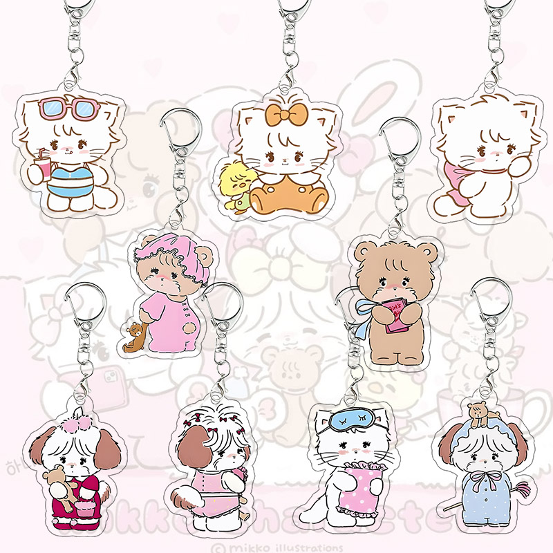 Mikko Kawaii Acrylic Keychain  - Model Kit Girls recension och pris