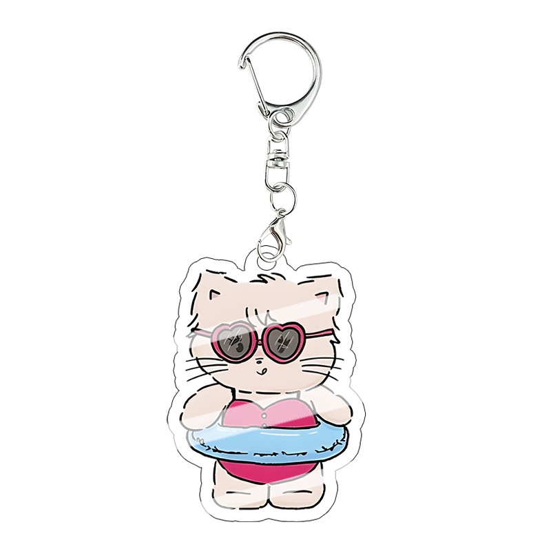 Mikko Kawaii Acrylic Keychain  - Model Kit Girls recension och pris